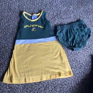 Oregon Ducks Cheerleading dress 2t